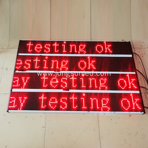 Red Indoor Led Text Message Moving Sign